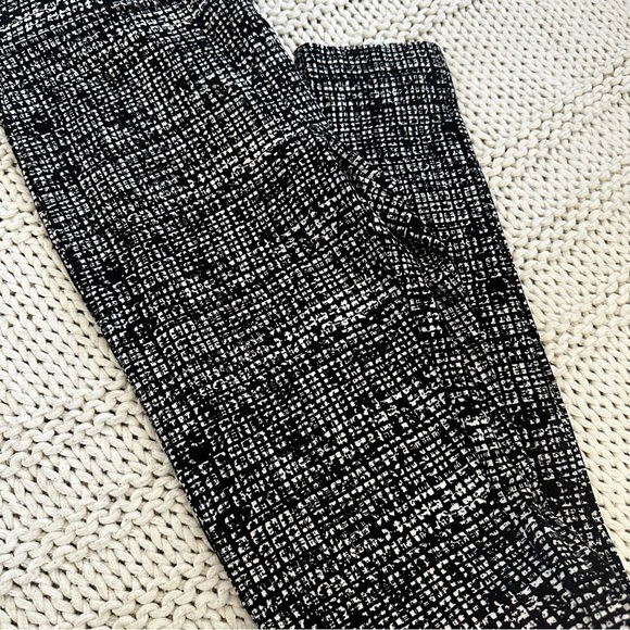 Bar III Smugged Check Print Stretch Compression Women's Leggings Size XS - Picture 3 of 5